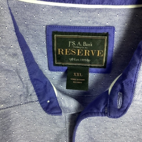 Jos.A.Bank Men's‎ Reserve Polo Shirt XXL - Picture 6 of 12